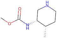 cis-3-[(Methoxycarbonyl)amino]-4-methylpiperidine