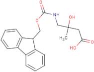 4-{[(9H-fluoren-9-ylmethoxy)carbonyl]amino}-3-hydroxy-3-methylbutanoic acid