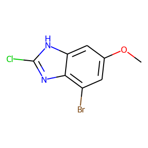 4-Bromo-2-chloro-6-methoxy-1H-benzimidazole