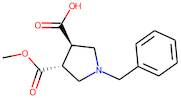 trans-1-Benzyl-4-(methoxycarbonyl)pyrrolidine-3-carboxylic acid