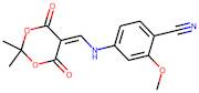 4-{[(2,2-Dimethyl-4,6-dioxo-1,3-dioxan-5-ylidene)methyl]amino}-2-methoxybenzonitrile