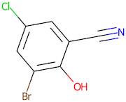 3-Bromo-5-chloro-2-hydroxybenzonitrile