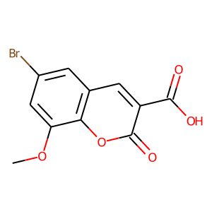 6-Bromo-8-methoxy-2-oxo-2H-chromene-3-carboxylic acid