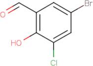 5-Bromo-3-chloro-2-hydroxybenzaldehyde