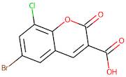 6-Bromo-8-chloro-2-oxo-2H-chromene-3-carboxylic acid