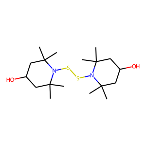 Bis(4-hydroxy-2,2,6,6-tetramethylpiperidin-1-yl)disulfide