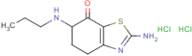 2-Amino-6-(propylamino)-4,5,6,7-tetrahydro-1,3-benzothiazol-7-one dihydrochloride