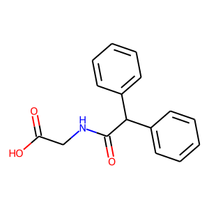 N-(Diphenylacetyl)aminoacetic acid