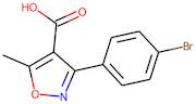 3-(4-Bromophenyl)-5-methylisoxazole-4-carboxylic acid