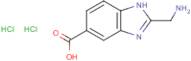 2-(Aminomethyl)-1H-1,3-benzodiazole-5-carboxylic acid dihydrochloride