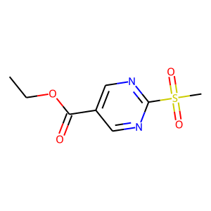 Ethyl 2-(methylsulfonyl)pyrimidine-5-carboxylate