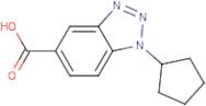 1-Cyclopentyl-1,2,3-benzotriazole-5-carboxylic acid