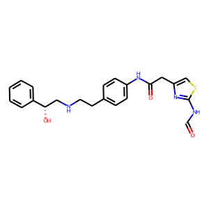 (R)-2-(2-Formamidothiazol-4-yl)-N-(4-(2-((2-hydroxy-2-phenylethyl)amino)ethyl)phenyl)acetamide