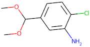 2-Chloro-5-(dimethoxymethyl)aniline