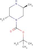 (2R,5S)-2,5-Dimethylpiperazine, N1-BOC protected