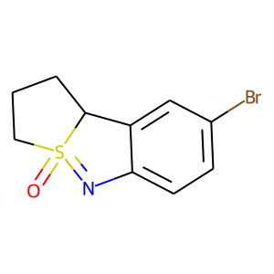 8-Bromo-1,2,3,9b-tetrahydrobenzo[c]thieno[2,1,-e]isothiazole 4-oxide