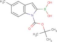 5-Methyl-1H-indole-2-boronic acid, N-BOC protected