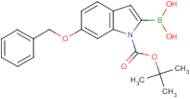 6-Benzyloxy-1H-indole-2-boronic acid, N-BOC protected