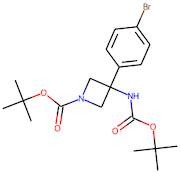 N,1-Di-Boc-3-(4-bromophenyl)-3-azetidinamine