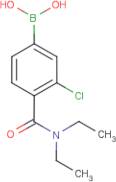 3-Chloro-4-(N,N-diethylcarbamoyl)benzeneboronic acid