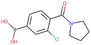 3-Chloro-4-(N-pyrrolidin-1-ylcarbonyl)benzeneboronic acid