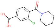 3-Chloro-4-(piperidin-1-ylcarbonyl)benzeneboronic acid