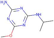 2-Amino-4-isopropylamino-6-methoxy-1,3,5-triazine