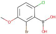 2-Bromo-6-chloro-3-methoxybenzeneboronic acid