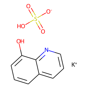 8-Hydroxyquinoline sulphate (2:1) monopotassium salt