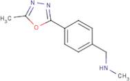 2-{4-[Methyl(aminomethyl)]phenyl}-5-methyl-1,3,4-oxadiazole