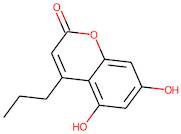 5,7-Dihydroxy-4-propylcoumarin