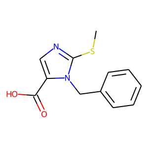 1-Benzyl-2-(methylthio)-1H-imidazole-5-carboxylic acid