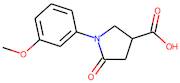 1-(3-Methoxyphenyl)-5-oxopyrrolidine-3-carboxylic acid