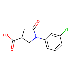 1-(3-Chlorophenyl)-5-oxopyrrolidine-3-carboxylic acid