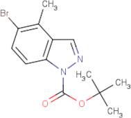 5-Bromo-4-methyl-1H-indazole, N1-BOC protected