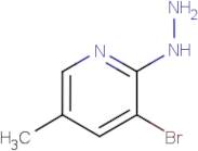3-Bromo-2-hydrazino-5-methylpyridine