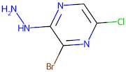 3-Bromo-5-chloro-2-hydrazinopyrazine