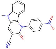 5-Methyl-1-(4-nitrophenyl)-2-oxo-2,5-dihydro-1H-pyrido[3,2-b]indole-3-carbonitrile