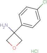 3-Amino-3-(4-chlorophenyl)oxetane hydrochloride