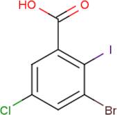 3-Bromo-5-chloro-2-iodobenzoic acid