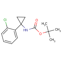 1-(2-Chlorophenyl)cyclopropan-1-amine, N-BOC protected