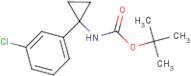 1-(3-Chlorophenyl)cyclopropan-1-amine, N-BOC protected