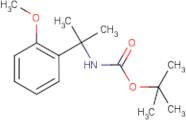 α,α-Dimethyl-2-methoxybenzylamine, N-BOC protected