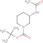 (3S)-3-Acetamidopiperidine, N1-BOC protected