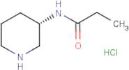 N-[(3S)-Piperidin-3-yl]propanamide hydrochloride