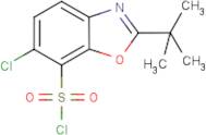 2-(tert-Butyl)-6-chloro-1,3-benzoxazole-7-sulphonyl chloride
