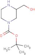 3-(Hydroxymethyl)piperazine, N1-BOC protected