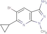 3-Amino-5-bromo-6-cyclopropyl-1-methyl-1H-pyrazolo[3,4-b]pyridine