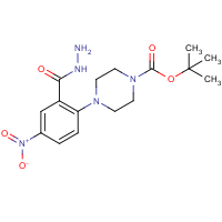 4-[2-(Hydrazinocarbonyl)-4-nitrophenyl]piperazine, N1-BOC protected