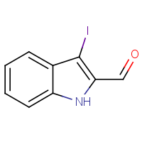 3-Iodo-1H-indole-2-carboxaldehyde